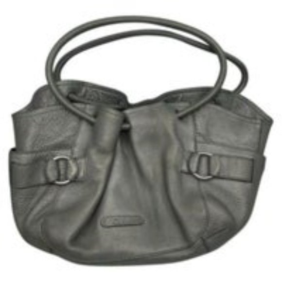 Handbags - COLE HAAN Gray Large Leather Tote/
